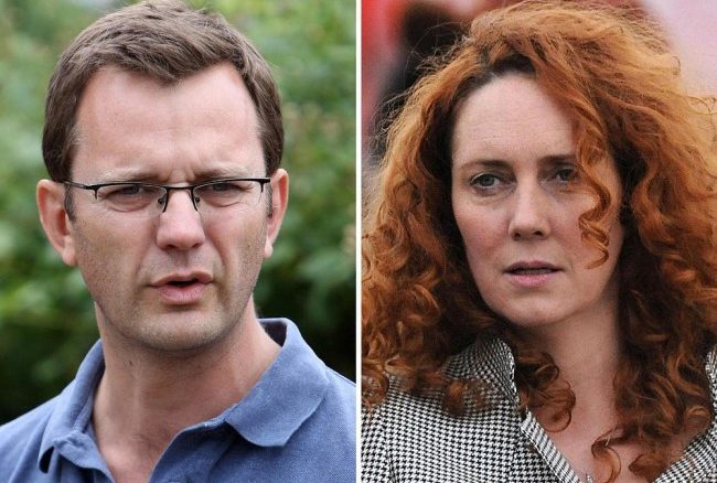 Andy Coulson and Rebekah Brooks